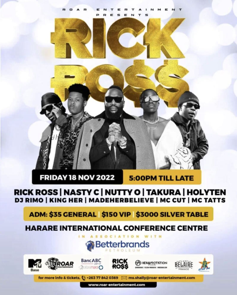 Rick Ross, Live in Harare
